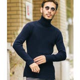 bネイビー | ◆コットンリブVネック&タートルニット◆ | JIGGYS SHOP