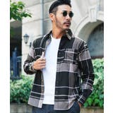ブラック×グレー | チェックシャツ メンズ ネルシャツ | JIGGYS SHOP
