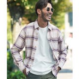 ホワイト×ベージュ | チェックシャツ メンズ ネルシャツ | JIGGYS SHOP