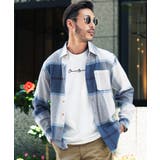 ブルー×ホワイト | チェックシャツ メンズ ネルシャツ | JIGGYS SHOP
