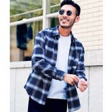 グレー×ネイビー | チェックシャツ メンズ ネルシャツ | JIGGYS SHOP
