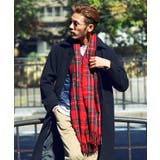 レッドマルチ | マフラー チェック 大判ストール | JIGGYS SHOP