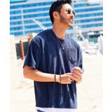 ネイビー | Tシャツ メンズ おしゃれ◆サマーパイルTシャツ◆ひんやり | JIGGYS SHOP
