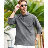 bブラックミックス(五分袖) | ポロシャツ メンズ 半袖 韓国 夏服◆タックボーダーポロシャツ◆ | JIGGYS SHOP