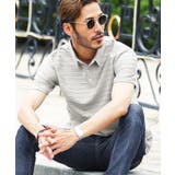 aアイスグレー(半袖) | ポロシャツ メンズ 半袖 韓国 夏服◆タックボーダーポロシャツ◆ | JIGGYS SHOP