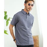 aミックスネイビー(半袖) | ポロシャツ メンズ 半袖 韓国 夏服◆タックボーダーポロシャツ◆ | JIGGYS SHOP