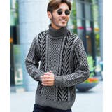 cツートングレー | ニット セーター メンズ | JIGGYS SHOP