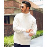 cホワイト | ニット セーター メンズ | JIGGYS SHOP