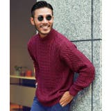 bミックスワイン | ニット セーター メンズ | JIGGYS SHOP
