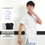 ◆roshell(ロシェル)サイドジップ 半袖 ロングＴシャツ◆ | JIGGYS SHOP | 詳細画像1 