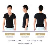 ◆roshell コットンVネック半袖Tシャツ◆Tシャツ 無地 | JIGGYS SHOP | 詳細画像4