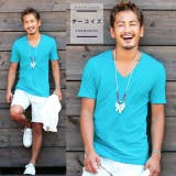 ◆roshell コットンVネック半袖Tシャツ◆Tシャツ 無地 | JIGGYS SHOP | 詳細画像8
