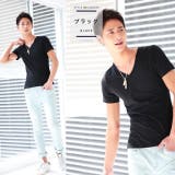 ◆roshell コットンVネック半袖Tシャツ◆Tシャツ 無地 | JIGGYS SHOP | 詳細画像9