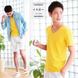◆roshell コットンVネック半袖Tシャツ◆Tシャツ 無地 | JIGGYS SHOP | 詳細画像11