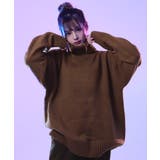 モカ | オーバーサイズタートルネックニット | G.O.C