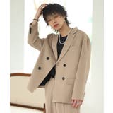 オーバーサイズダブルテーラードジャケット×ワイドパンツ | G.O.C | 詳細画像7