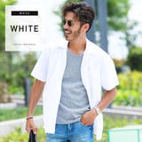 ホワイト | ◆綿麻オープンカラーシャツ◆ | JIGGYS SHOP