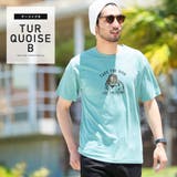 ターコイズB | 定番◆フロッキーミックスパターンTシャツ◆ | JIGGYS SHOP