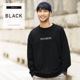 ブラック | 定番◆バックプリントガールイラスト裏毛トレーナー◆ | JIGGYS SHOP