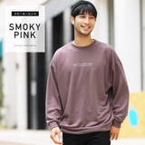 スモーキーピンク | 定番◆バックプリントガールイラスト裏毛トレーナー◆ | JIGGYS SHOP