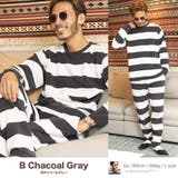Bチャコールグレー | roshell(ロシェル) 長袖モコニットセットアップルームウエア | JIGGYS SHOP