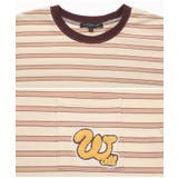 先染めボーダーポケ付きサガラ刺繍Tシャツ | JIGGYS SHOP | 詳細画像6 