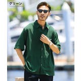 グリーン | バック虎柄刺繍半袖スーベニアシャツ | JIGGYS SHOP