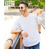ホワイト✕イエロー | Tシャツ メンズ 半袖 韓国 夏服◆ロゴ ポケット ワンポイントTシャツ◆ | JIGGYS SHOP