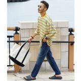 Tシャツ メンズ 夏服 韓国◆ミニ裏毛プリントボーダーTシャツ◆ | JIGGYS SHOP | 詳細画像9