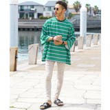 Tシャツ メンズ 夏服 韓国◆ミニ裏毛プリントボーダーTシャツ◆ | JIGGYS SHOP | 詳細画像10