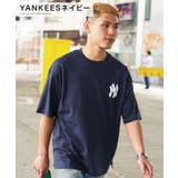 YANKEESネイビー | ◆MLB(メジャーリーグベースボール)MLB ロゴ半袖Tシャツ◆ | JIGGYS SHOP