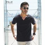 ブラック | Tシャツ メンズ 韓国 夏服◆スラブ天竺キーネックTシャツ◆ | JIGGYS SHOP