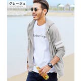 グレージュ | パイルラインパーカー | JIGGYS SHOP