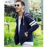 ネイビー | パイルラインパーカー | JIGGYS SHOP