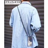 ブラック×オフ2 | ◆組み紐スマホショルダー◆ | JIGGYS SHOP
