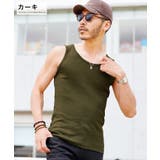 カーキ | ◆テレコタンクトップ◆夏服 Men s | JIGGYS SHOP