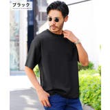 ブラック | ◆楊柳ジャガード半袖ポケットクルーT◆Tシャツ メンズ おしゃれ | JIGGYS SHOP