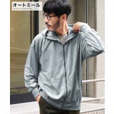 オートミール | ジップパーカー メンズ パーカー◆ミニ裏毛綿タッチ無地ジップパーカー◆ジップアップ | JIGGYS SHOP