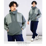 チャコールグレー | フリース プルオーバー ハーフジップ | JIGGYS SHOP