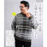 チェックニット モヘアニット ◆モヘア調ジャガードチェックニットセーター◆ | JIGGYS SHOP | 詳細画像4