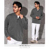 インクブラック | ◆フェードピグメントヘンリーネックロンT◆ロンT メンズ Tシャツ | JIGGYS SHOP