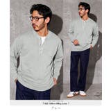 グレー | ◆フェードピグメントヘンリーネックロンT◆ロンT メンズ Tシャツ | JIGGYS SHOP