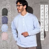 ◆フェードピグメントヘンリーネックロンT◆ロンT メンズ Tシャツ | JIGGYS SHOP | 詳細画像1