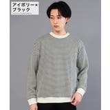 アイボリー×ブラック | ロンT メンズ Tシャツ | JIGGYS SHOP