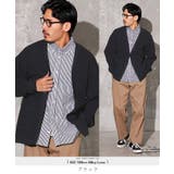 ブラック | カーディガン メンズ 速乾◆ワッフルガウンカーディガン◆ニットカーディガン | JIGGYS SHOP