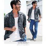 ブラックペイズリー | 半袖シャツ メンズ 5分袖 | JIGGYS SHOP