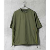 接触冷感 速乾 Tシャツ メンズ 半袖 裾ドローコード ロゴ刺繍 ワンポイント | JIGGYS SHOP | 詳細画像8 