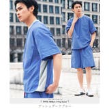 A.Dブルー | 接触冷感 速乾 Tシャツ メンズ 半袖 裾ドローコード ロゴ刺繍 ワンポイント | JIGGYS SHOP