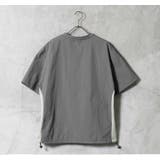 接触冷感 速乾 Tシャツ メンズ 半袖 裾ドローコード ロゴ刺繍 ワンポイント | JIGGYS SHOP | 詳細画像12 
