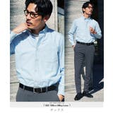 サックス | ブロードシャツ メンズ 長袖シャツ ボタンダウン ビジカジ オフィスカジュアル | JIGGYS SHOP